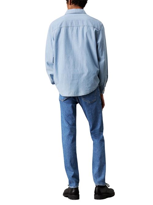 Jeans blu scuro in cotone Calvin Klein Jeans | J30J3270821A4
